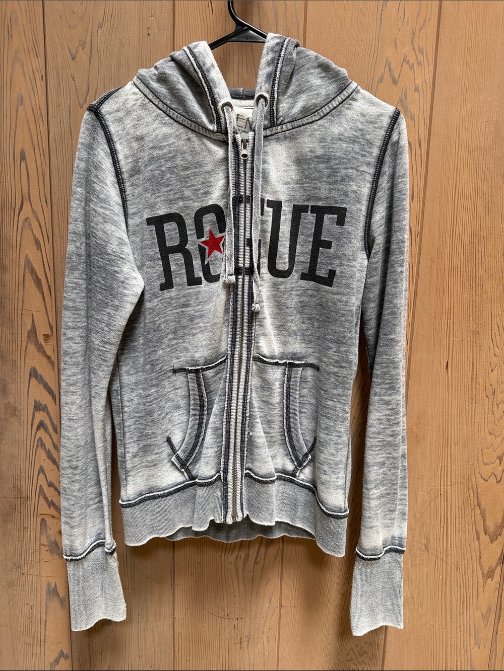 Rogue Women’s Gray Zip-Up Hoodie